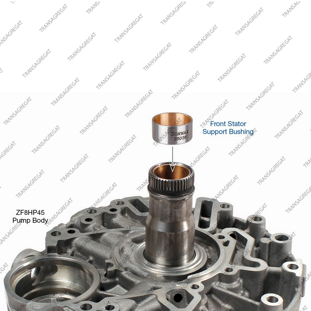 Втулка статора масляного насоса передняя (31x28x15, биметаллическая, комплект из 5шт.)
