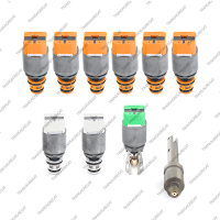Комплект соленоидов (тип 6, 8 штук: 4 оранжевых, 4 белых)